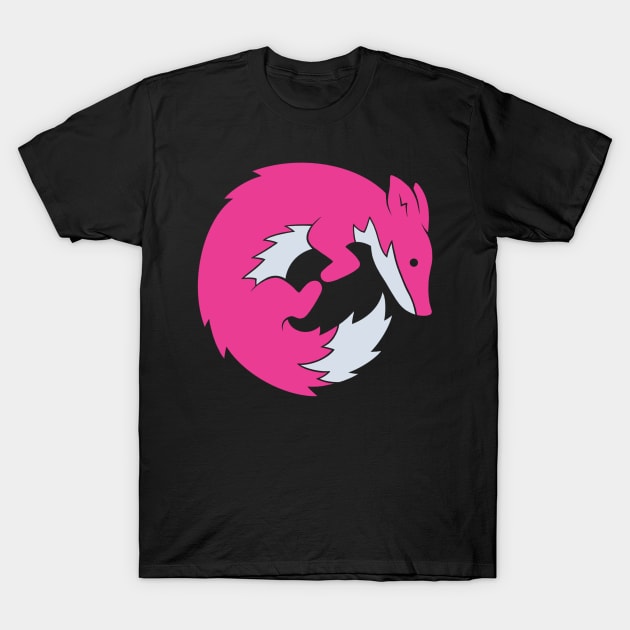 The Pink Fox T-Shirt by JuliaCoffin